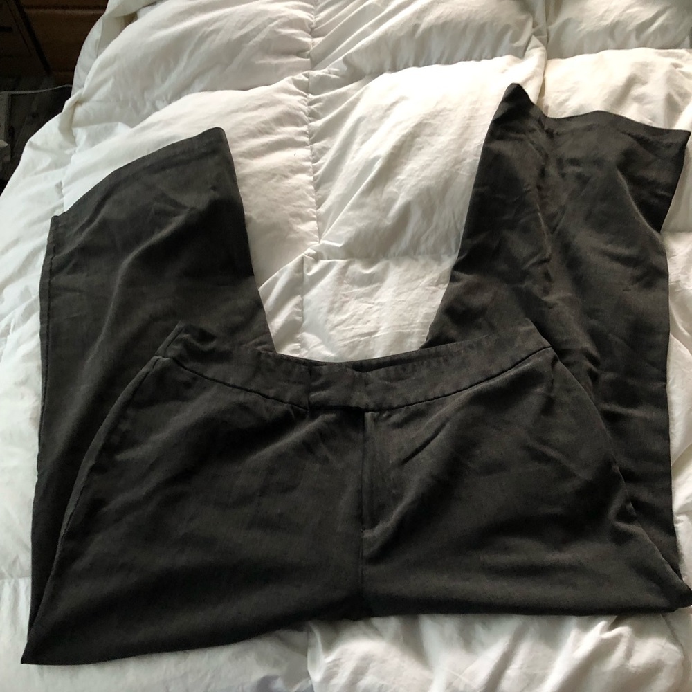 Dark grey slacks